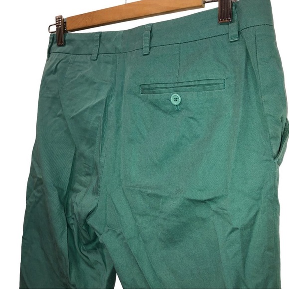 A.P.C. loden sea moss green cotton flat front chino pants cotton 36 S 29… - Picture 5 of 5